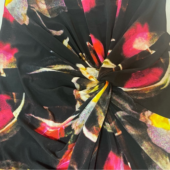 Stunning Ted Baker Floral Twisted Knot Floral Sheath Dress - Picture 9 of 13